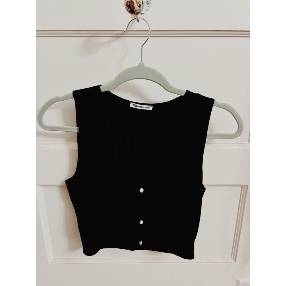 Reformation Emilio Crop Top Size Medium